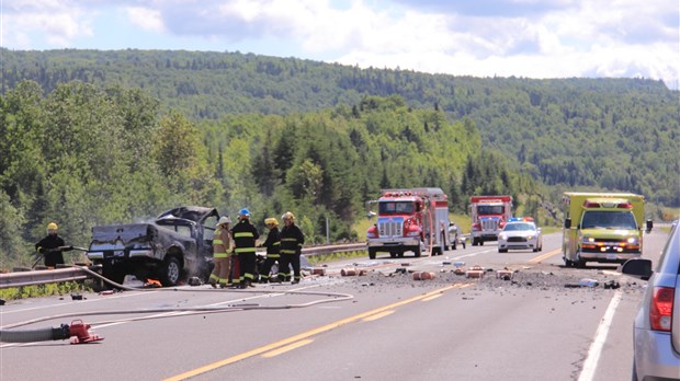 Accident mortel sur la route 185 à Saint-Honoré