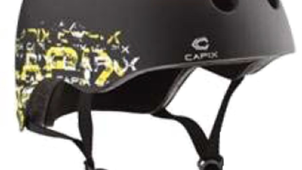 Des casques de vélo et de planche à roulettes rappelés