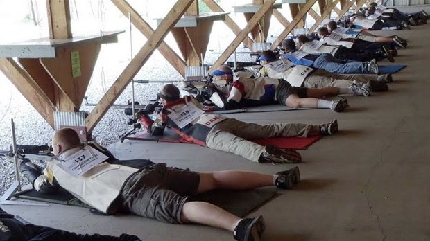 Martin Mailloux au championnat canadien de tir à la carabine
