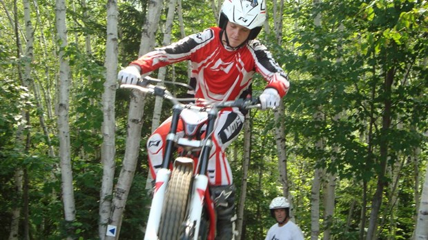 La famille Bélanger sur le podium en trial à Baie-Saint-Paul