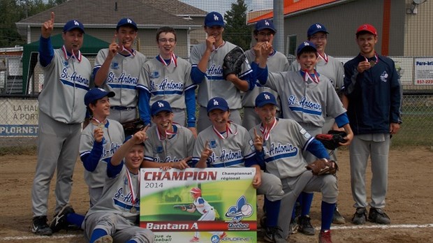 Baseball: le Bantam A Saint-Antonin champion régional 
