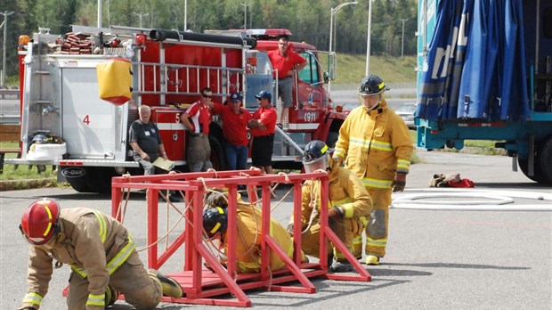 Les pompiers en tournoi à Saint-Marc-du-Lac-Long