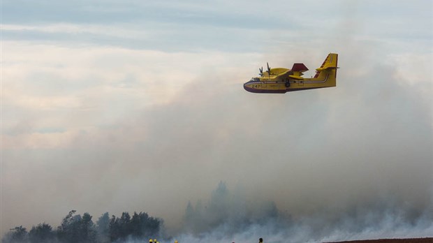 Incendie à Saint-Modeste: les intervenants passent en mode « continu »