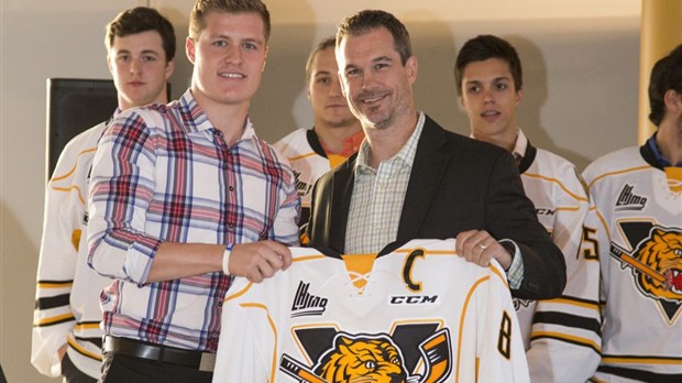Tristan Pomerleau nommé capitaine des Tigres de Victoriaville