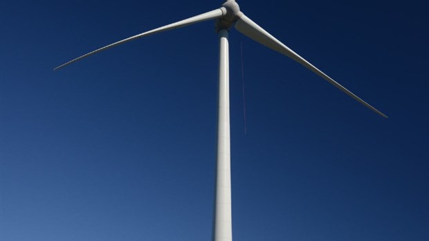 Première éolienne érigée au Témiscouata