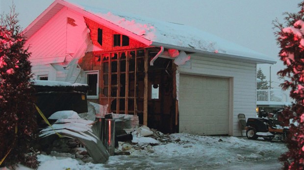 Incendie dans un garage