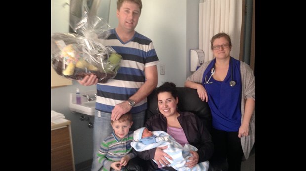 Gabriel, premier bébé de l'année au Témiscouata