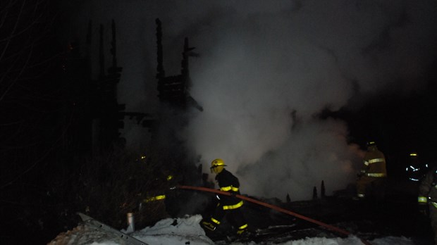 Incendie à Saint-Marc-du-Lac-Long