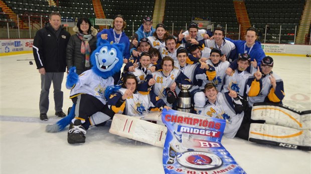 Le Bleu et Or victorieux au Tournoi midget Desjardins