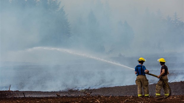 Incendie de tourbières: Saint-Modeste défraiera moins de 8 % de la facture
