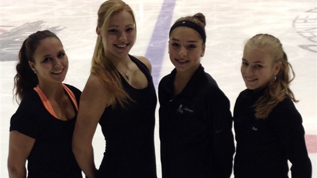Belles performances de 4 patineuses des Arabesques