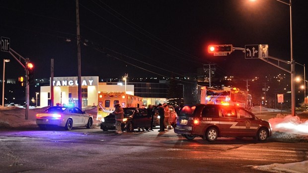 Collision à Rivière-du-Loup