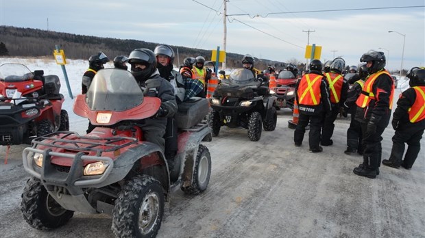 Les quadistes font la fête à Rivière-du-Loup