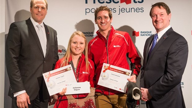 Charlie Bilodeau est boursier de la Banque Nationale
