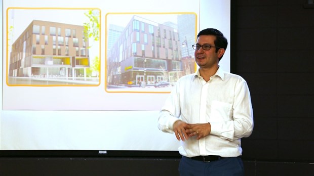 Des étudiants initiés à la construction de bâtiments durables
