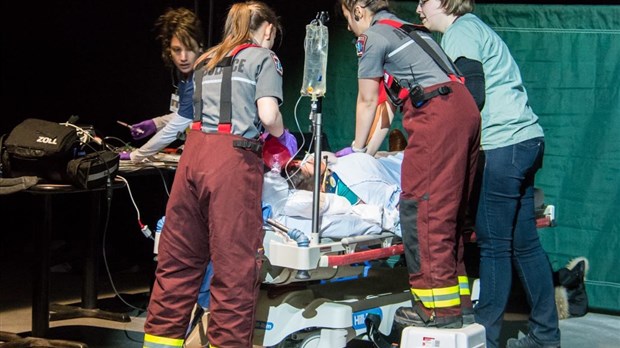 Simulation d’accident à Trois-Pistoles