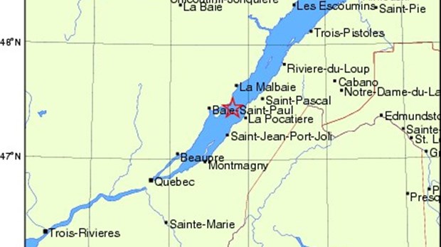 Tremblement de terre à La Pocatière