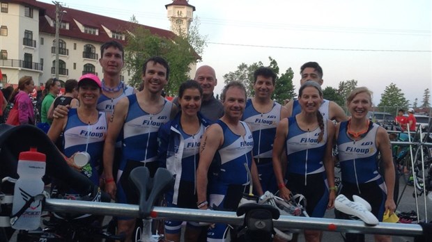 Les tritahlètes du club Filoup au Challenge St-Andrews Triathlon