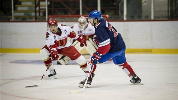Cédric Paquette et Jonathan Drouin en action ce weekend à Rivière-du-Loup
