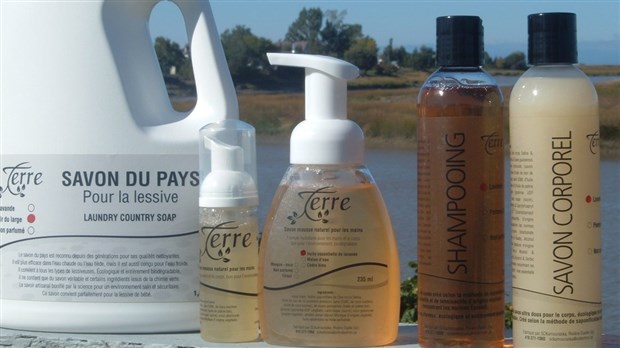 Le Kamouraska: «Terre» des savons liquides biologiques