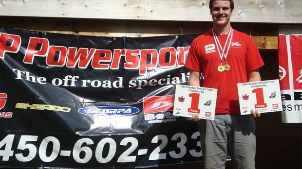 Michel Fortin-Bélanger champion canadien de trial
