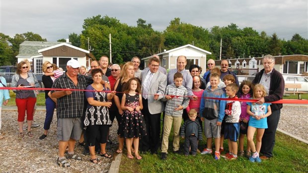Notre-Dame-du-Portage inaugure son parc de l'Amitié