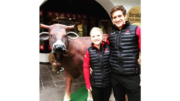 Charlie Bilodeau et Julianne Séguin en 5e place