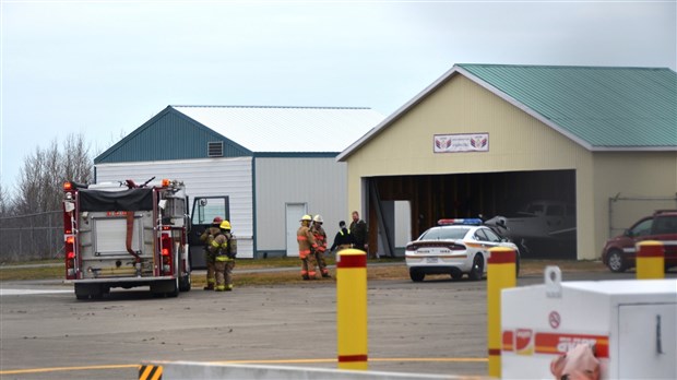 Incendie suspect à l’aéroport de Rivière-du-Loup 