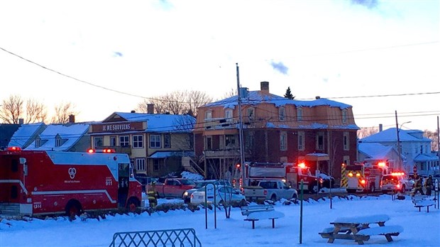 Intervention incendie à la Villa des Basques de Trois-Pistoles