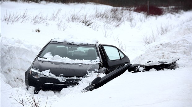 Accident sur la route 132 à Trois-Pistoles