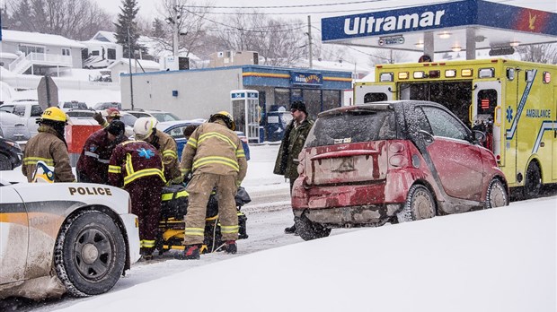 Collision à Rivière-du-Loup