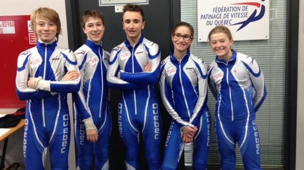 Cinq Loupiots médaillés au championnat canadien en longue piste