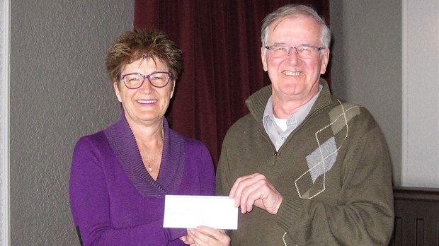 L’AQRP remet 400$ à la Fondation de la Maison Desjardins de soins palliatifs
