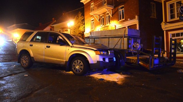 Collision sur la rue Lafontaine