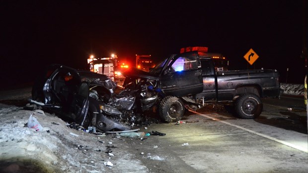 Accident majeur sur la route 185 