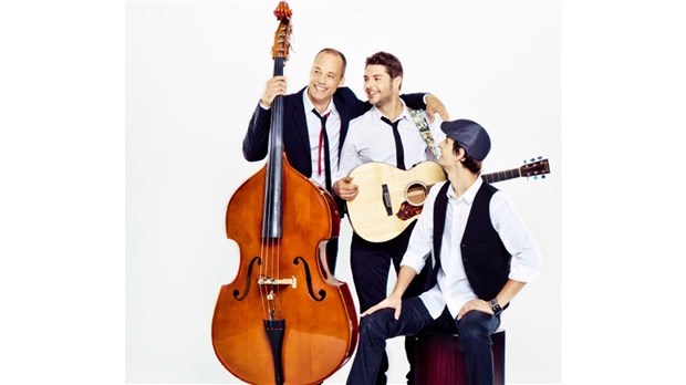 Le trio Les Croches en spectacle