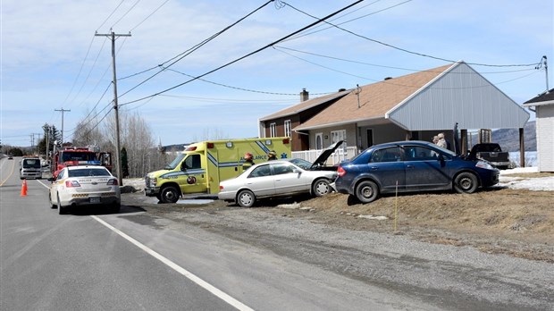 Collision latérale à Pohénégamook
