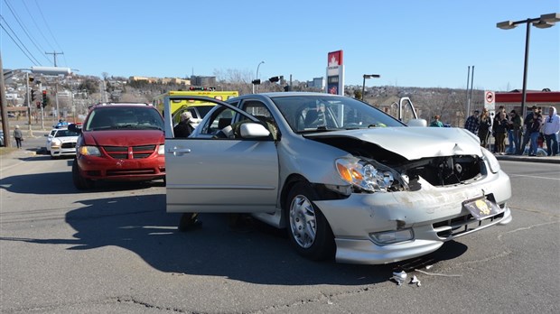 Accident à Rivière-du-Loup