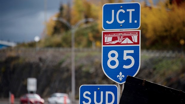 Entraves des voies rapides de l’autoroute 85 à Témiscouata-sur-le-Lac