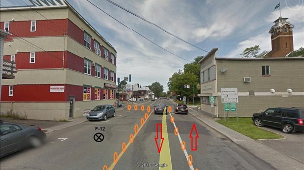 Travaux de forage sur la rue Hôtel-de-Ville