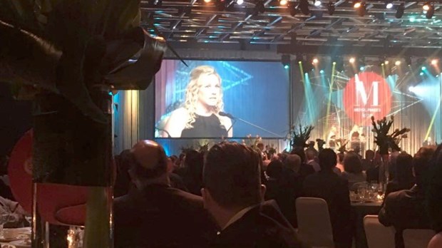 Groupe Morneau et Stéphanie Poitras lauréats lors du Gala Les Mercuriades