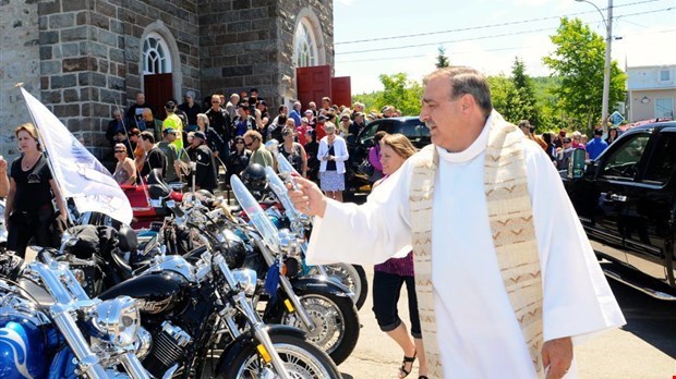 Bénédiction de motos organisée à Trois-Pistoles en juin