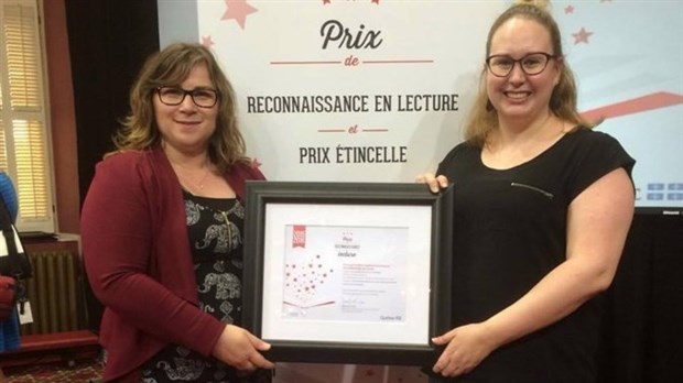 Anik Guérette reçoit un prix Reconnaissance en lecture