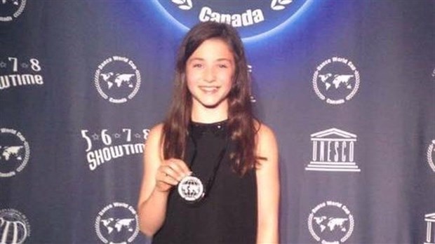 Une Louperivoise médaillée d’argent à la Coupe du monde de danse 