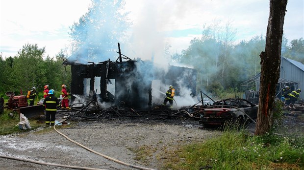 Un incendie ravage une résidence à Saint-Louis-du-Ha! Ha!