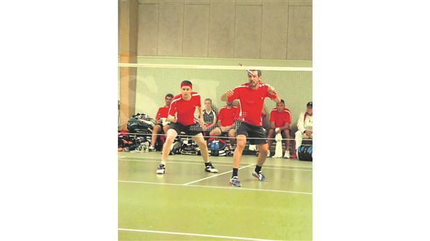Frédéric D’Amours, 2e au monde en racketlon en double