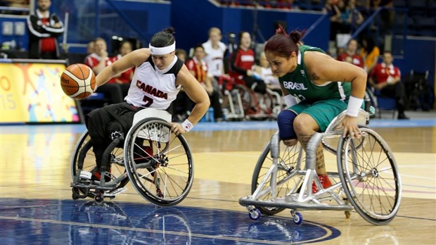 Cindy Ouellet en action aujourd'hui à Rio 