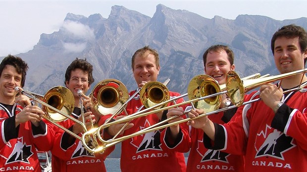 Un quintette de trombones en spectacle à Saint-Alexandre