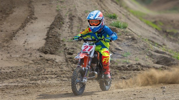 Simon Viel, une belle relève en motocross à Saint-Alexandre 