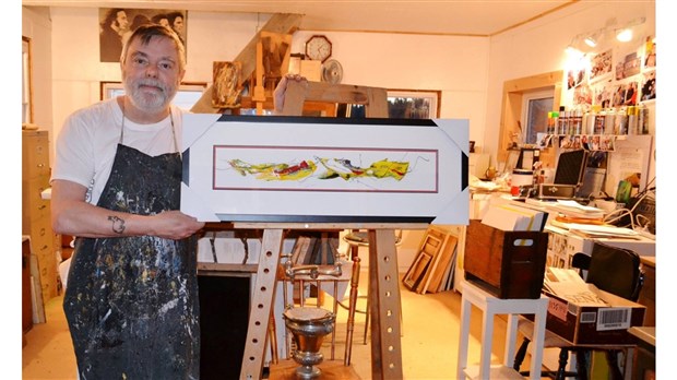 Vernissage de l'exposition de Raynald Légaré à Saint-Pascal